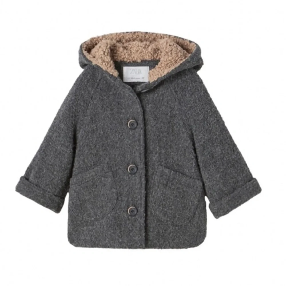 ZARA TODDLER GIRL FLEECE LINED COAT